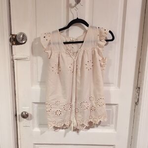 Roolee Light Tan Sleeveless Top